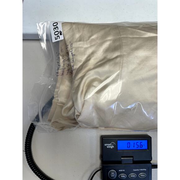 BIRGITTE HERSKIND Single Breasted Satin One Button Blazer Jacket Beige Size S - Picture 10 of 10